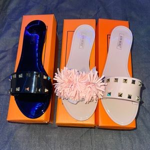3 Cute soft Jelly Sandals (New)